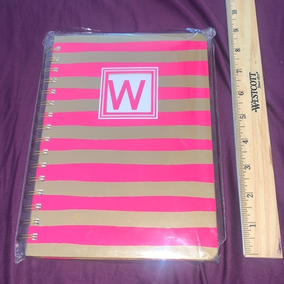 W spiral Journal Notebook cute pink journal - Picture 2 of 8